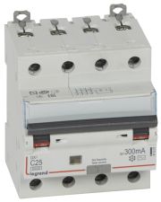 Дифавтомат Legrand (411207) 3P+N C 25A 300мA AC