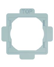 Комплект прокладок IP-44 для одинарних розеток Lumina-2
