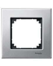 Рамка одинарна M-ELEGANCE metal платина Merten, MTN403160