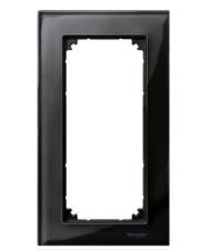 Рамка подвійна M-ELEGANCE glass онікс Merten, MTN404803