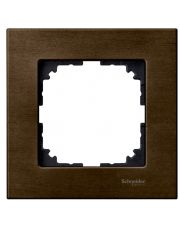 Рамка одинарная M-ELEGANCE wood орех Merten, MTN4051-3473