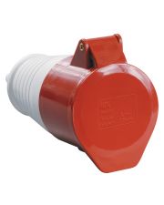 Трехфазный разъем на кабель IEK ССИ-214 (3Р+PЕ) 16А 380V IP44
