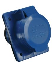 Силовой разъем скрытого монтажа IEK ССИ-423 (2Р+PЕ) 32А 220V IP44