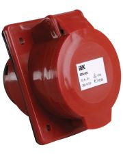 Трехфазный разъем скрытого монтажа IEK ССИ-425 (3Р+Е+N) 32А 380V IP44