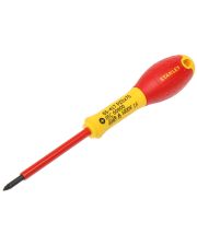 Прорезиненная отвертка Stanley FatMax VDE 1000V Pz1х100