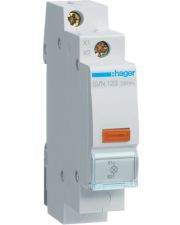Сигнальная лампа SVN 123, желтая, Hager