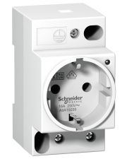 Розетка на DIN-рейку Schneider electric с подсветкой