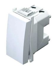 Вимикач прохідний 250V/16A білий ТЕМ MODUL, SM60PW-B