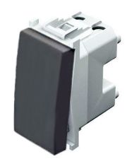 Вимикач 250V/16A чорний SM10SB-B, TEM