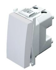Вимикач 250V/16A срібло SM10ES-B, TEM