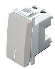 Вимикач 250V/16A слонова кістка SM10IWIN-B, TEM