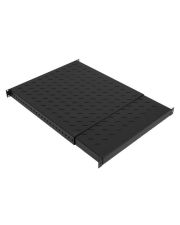 Регулируемая полка для серверного шкафа Zpas WZ-3074-83-04-161 19" 1U глубиной 350-600 мм черная