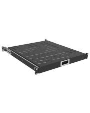 Выдвижная полка Zpas WZ-5841-25-03-550-161 19" 1U глубиной 450-550 мм черная