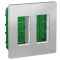 Встановлювальна коробка Schneider Electric NU172430 Unica System+ 2х2 (алюміній)