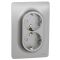 Двойная розетка Schneider Electric NU206730 (винтовой зажим) (алюминий)