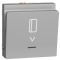 Карточный выключатель Schneider Electric NU328330 с подсветкой 10А 2М (алюминий)