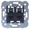 Механизм компьютерной розетки Siemens Iris 19586-2 RJ45 5e