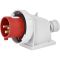 Настенная силовая вилка ETI 004482066 EPH-1632 IP67 (16A 400V 2P+PE)