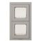 Двухместная рамка ABB Zenit 2CLA327200N1701 N3272 GR IP55 (серая)