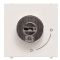 Вимикач ABB Zenit 2CLA225320N1101 N2253.2 BL із ключем без фіксації (білий)