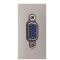 VGA розетка ABB Zenit 2CLA215550N1301 N2155.5 PL 1М (срібло)