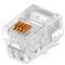 Коннектор LogicPower LP2772 RJ11-4P4С 100 (100шт)