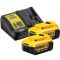 Комплект из зарядного устройства и аккумуляторов DeWALT DCB115P2 4А 10,8В/14,4В/18В/54В для электроинструментов (2шт)