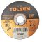 Отрезной диск по металлу/нержавейке Tolsen (76102) 115х1.2х22.2мм