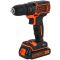 Аккумуляторный шуруповерт Black&Decker BDCDC18B 18В