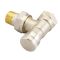 Кутовий термостатичний клапан Danfoss 003L0143 RLV Ду 15 вхід 1/2" вихід 1/2"