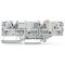 Несуча клемна колодка Wago 2002-1549 Cage Clamp® (сіра)