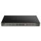 Комутатор D-Link DGS-1250-52XMP 48x1GE PoE 4xSFP+370Вт Smart