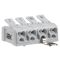 Пружинна сполучна клема IEK UKZ-B06-4P-F1-E1-10 КСПнз4-2L+N+PE