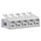 Пружинная соединительная клемма IEK UKZ-B06-5P-F0-E0-10 КСП5-3L+N+PE