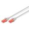 Патч-корд Digitus DK-1612-010 Cat6 UTP 1м AWG 26/7 CCA PVC (серый)