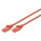 Патч-корд Digitus DK-1612-010/R Cat6 UTP 1м AWG 26/7 CCA PVC (красный)