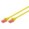 Патч-корд Digitus DK-1612-050/Y Cat6 UTP 5м AWG 26/7 CCA PVC (желтый)