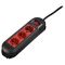 Сетевой удлинитель HAMA 47883 Colour 3XSchuko 3Gx1.5мм 1.5м (черно-красный)