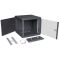 Шкаф Zpas WZ-7240-20-A2-161-BNP-C 19" 10U 600x600 Z-BOX 100кг max со сменными боковыми стенками (черный)