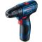 Аккумуляторный шуруповерт Bosch Professional GSR 120-LI 2х2Ач с набором бит и сверл (06019G8002)