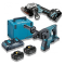 Набор электроинструментов Makita DLXMUA263E LXT (DHR263 DGA504 BL1850 (5Аг)x DC18RD кейс Makpac4) (3шт)