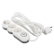 Сетевой фильтр 2E U03VES3M Plus 3xSchuko 3Gх 1.0мм 3м с кнопкой (белый) U03VES3M
