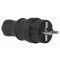 Каучукова пряма вилка E.Next e.plug.rubber.028.16 із заземленням 16А (s9100023)