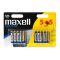 Щелочная батарейка Maxell 790254.00 Alkaline AAA LR03 10шт (5+5) в блистере