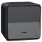 Накладний кнопковий вимикач Schneider Electric MUR35028 з підсвічуванням IP55 (чорний)
