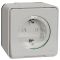 Накладна розетка Schneider Electric MUR39034 із з/к та шторками IP55 (біла)