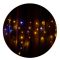 Уличная LED гирлянда Starlight (000057265) 2x0,7м 75 мигающих диодов IP44 (желтый белый свет) черный шнур