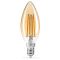 Светодиодная филаментная лампа Titanum Filament C37 E14 4Вт 2200K (TLFC3704142A) бронза