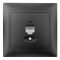 Компьютерная розетка Elcor Emily 9215 (211652) RJ45 Cat5e 125МГц неэкранированная (черная)