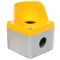 Одноместный алюминиевый кнопочный пост с козырьком TP Electric 3390-830-0600 72x72x57мм IP67